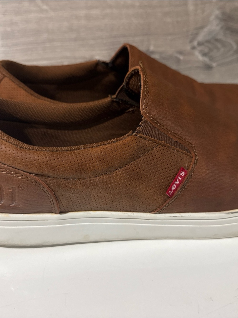 Levi's Men's Tan Slip-On Casual Loafers